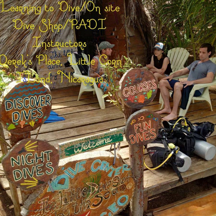 Derek'S Place Eco-Lodge Isla del Maíz Pequeña Exteriör bild